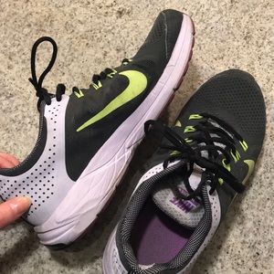 Nike tennis Shoes lilac and lime green